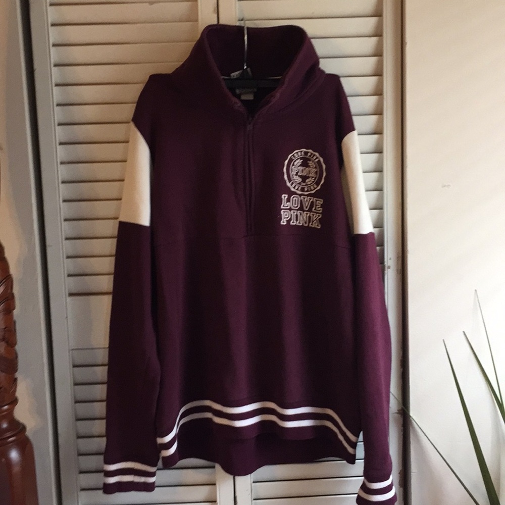 Victoria secret PINK half zip jacket.